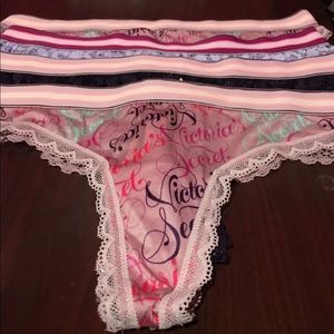 Victoria Secret Thong Bundle MEDIUM